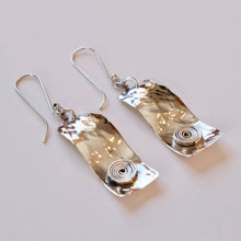  Sterling Silver Hand Hammered Earrings