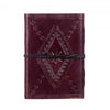 Handcrafted Medium Embossed Stoned Leather Journal