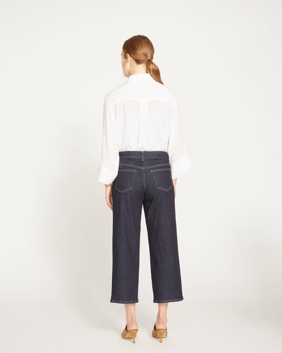 Bae Boyfriend Crop Jeans - Vintage Indigo Selvedge