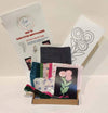 Slow Stitch Happy Flowers Kit -Art Kit includes All Supplies