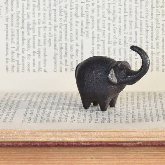 Botero Critter Elephant, Cast Iron - Brown
