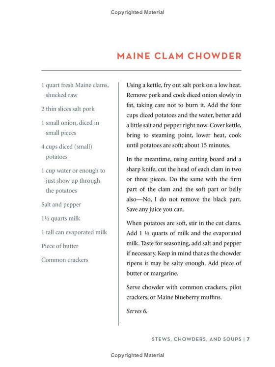 Cooking Maine Style