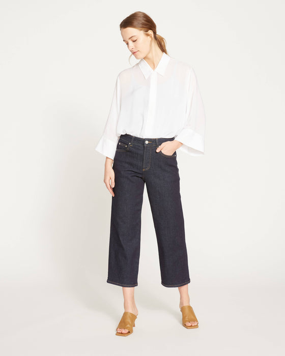 Bae Boyfriend Crop Jeans - Vintage Indigo Selvedge