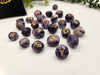 Lepidolite Semi-Precious Gemstone Rune Sets + Velvet Pouch