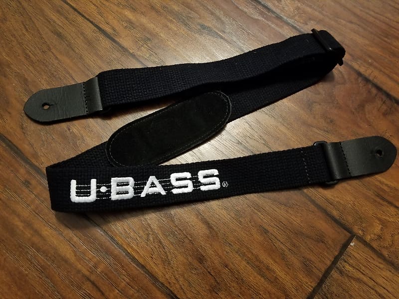 Ukulele Accessory Ubass Cloth Strap Black