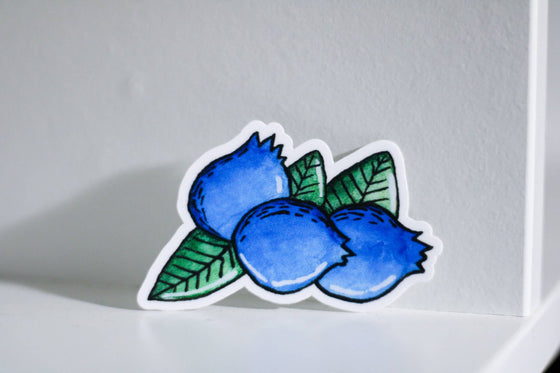 Blueberry | Watercolor Fruit Sticker