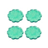 Daisy Coaster Blue S/4