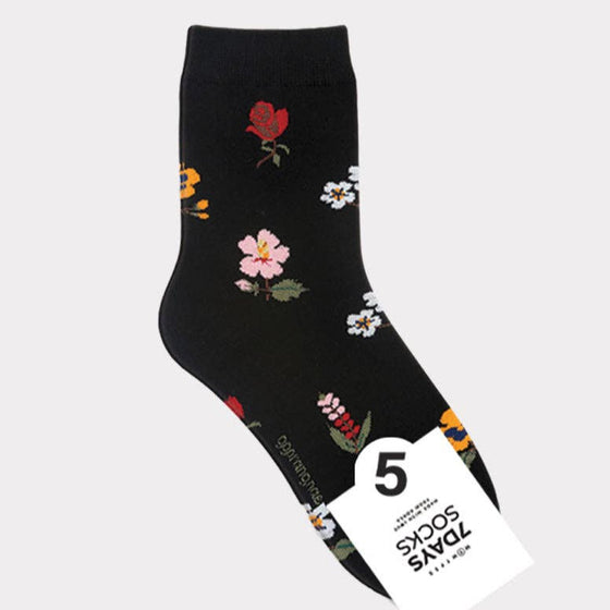 Women's Crew Flower Garden Socks