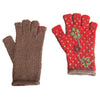 Wallflower Alpaca Fingerless Gloves: One size fits most / Black