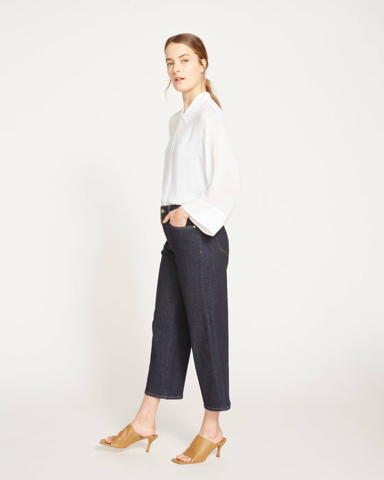 Bae Boyfriend Crop Jeans - Vintage Indigo Selvedge