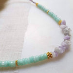 Amethyst + Amazonite Necklace