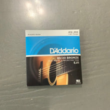  Guitar Accessory Acoustic Strings D’Addario Bronze Medium ECO-PACK