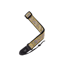  Jacquard Ukulele Straps, Paisley Yellow/Purple