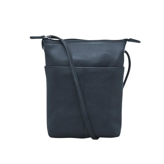 Leather Mini Sack Crossbody