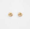 Knot Studs: Sterling Silver