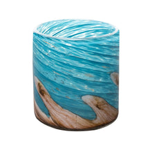  Wave Hand Blown Art Glass Planter