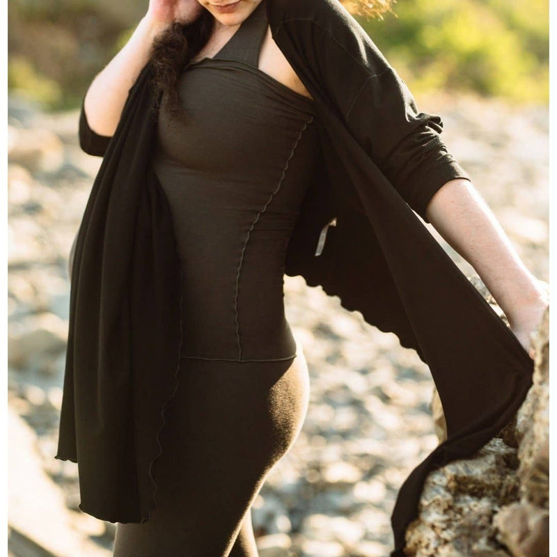 Versatile Bamboo Wrap Jacket