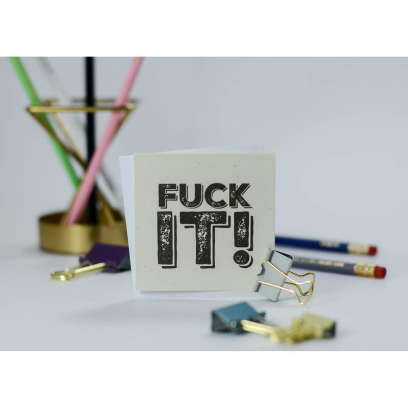 Fuck It Mini Notecard