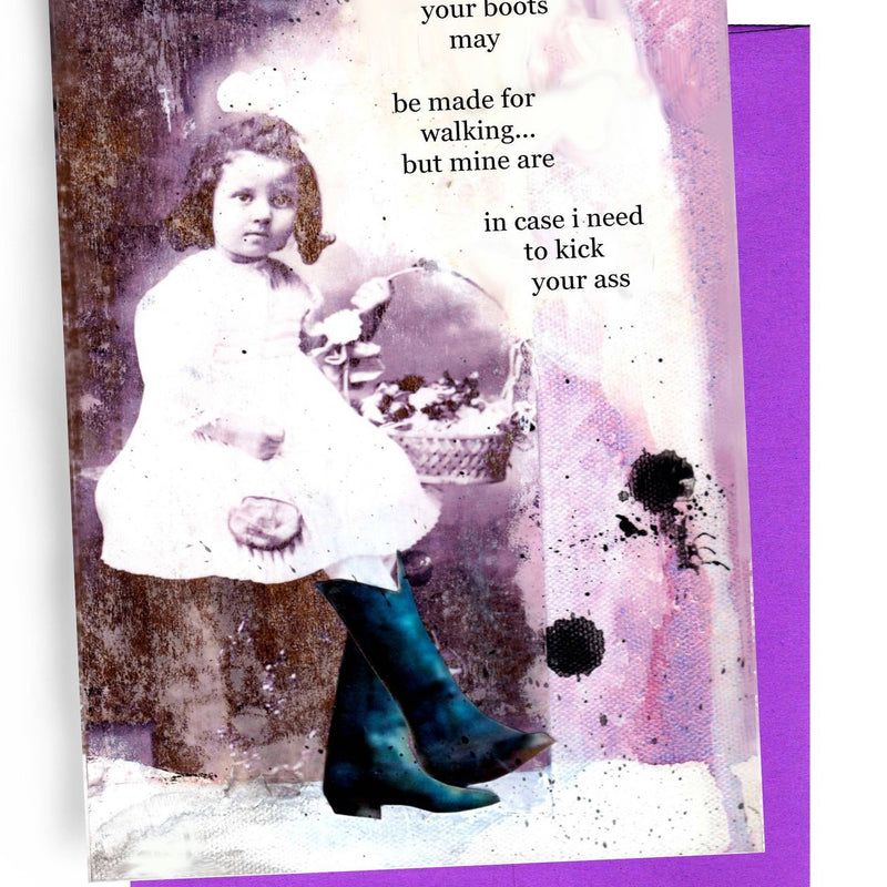 Boots Greeting Card