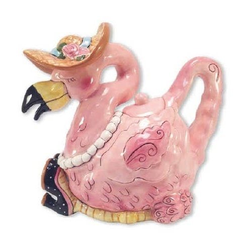 Miss Precious Flamingo Teapot