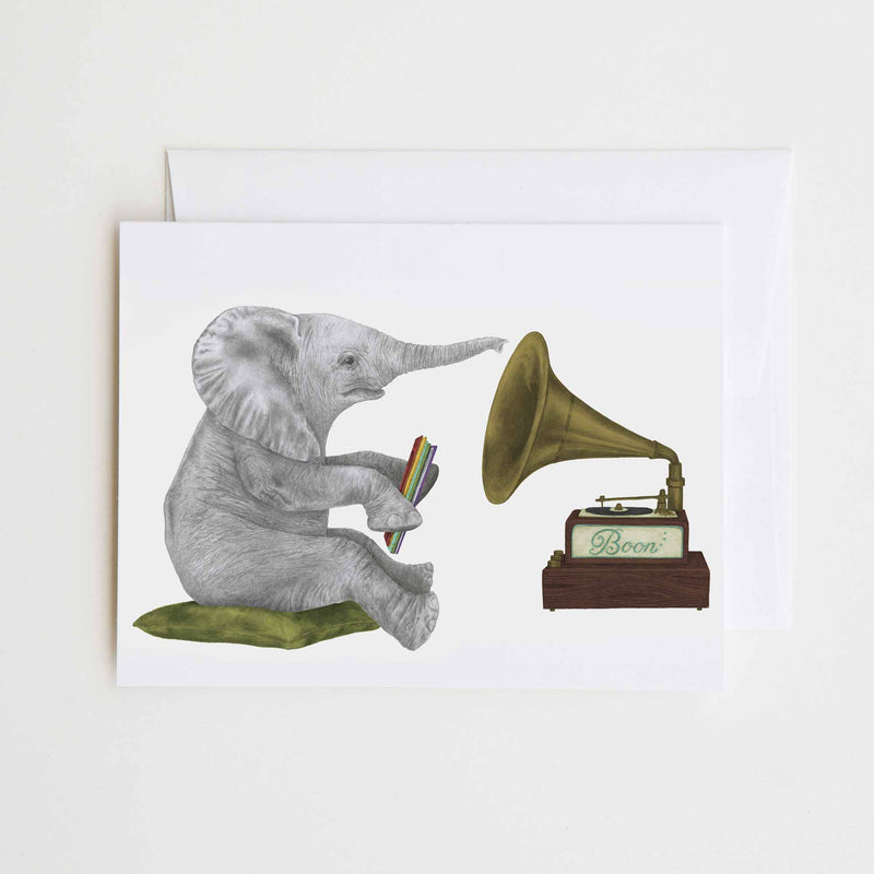 Newton Chapel African Elephant Greeting Card