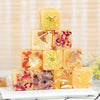 Gourmet Honey Sugar Cubes with flowers and fruit: Lemon