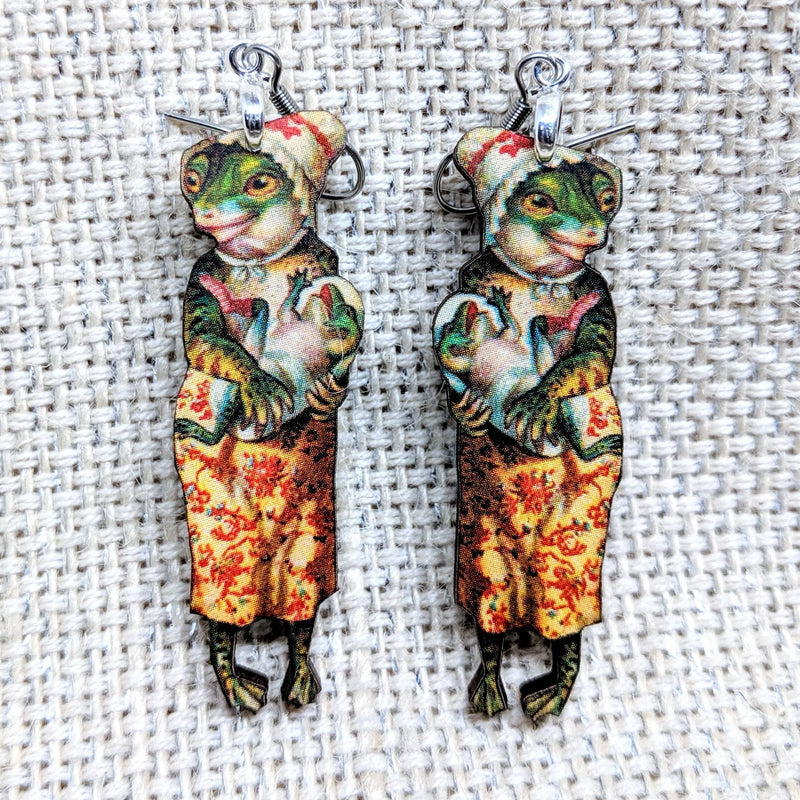 Frog Mom Earrings
