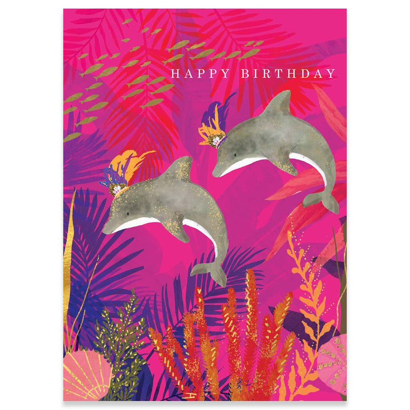 DOLPHINS | CARTE BIRTHDAY CARD
