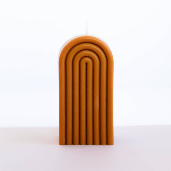 Tall Arch Honey Candle