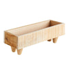 Wood Planter with Feet - Small
