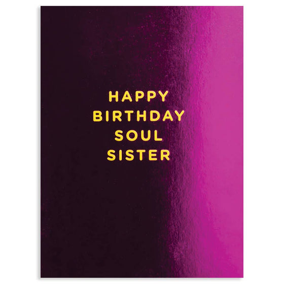 SOUL SISTER|LAGOM BIRTHDAY CARD