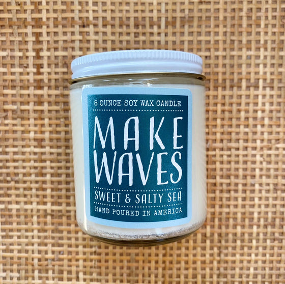 Make Waves salty sea candle