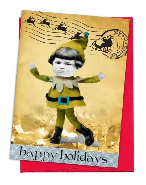 Elves Greeting Card