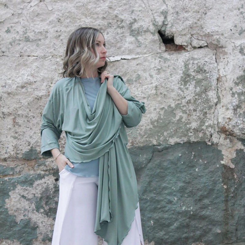Versatile Bamboo Wrap Jacket