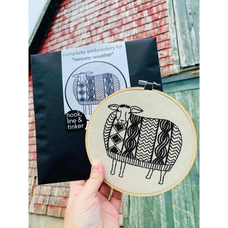 Sweater Weather Embroidery Kit