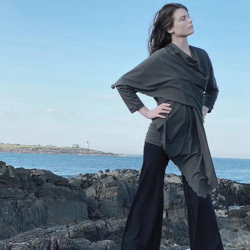 Versatile Bamboo Wrap Jacket