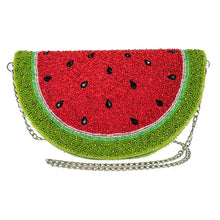  Summer Slice Beaded Crossbody Clutch Handbag