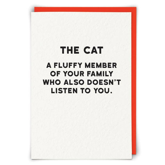 The Cat Greeting Card