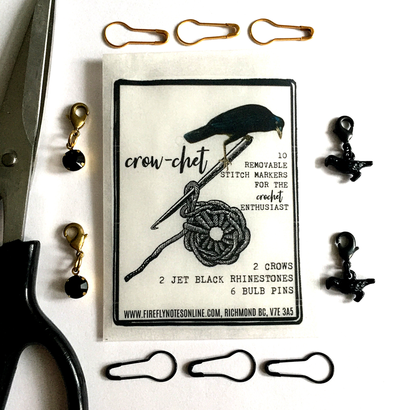 Crow-chet Crochet Stitch Marker Pack