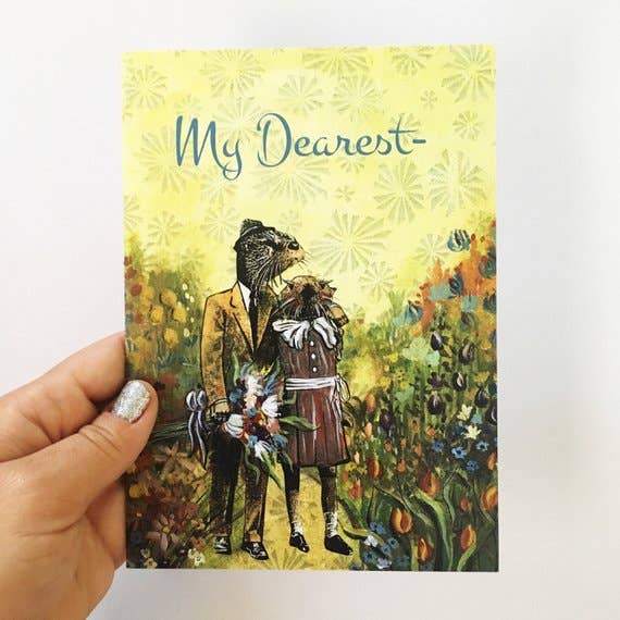 My Dearest Love Otter Greeting Card