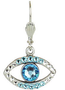  Mavi Crystal Evil Eye Earrings