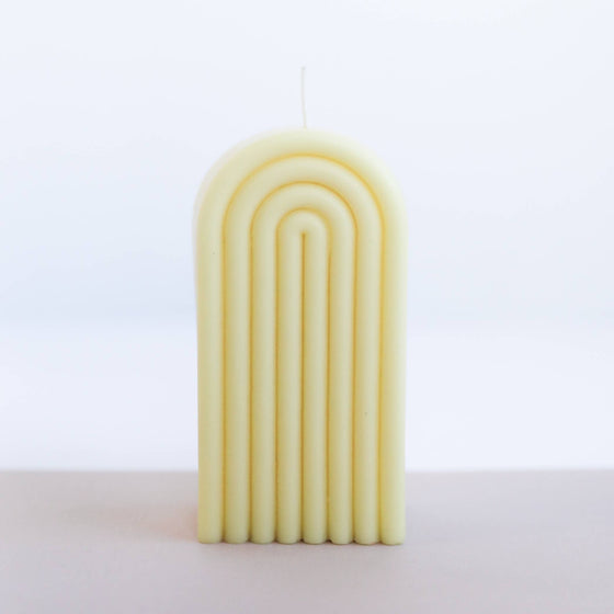 Tall Arch Butter Candle
