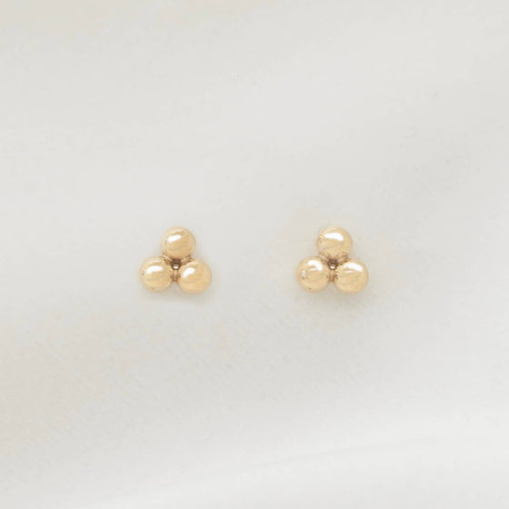 Bay Studs: Gold Filled