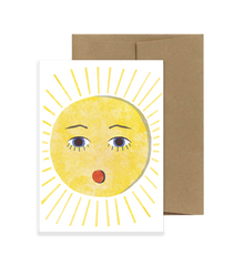  Soleil card - Sun card A6