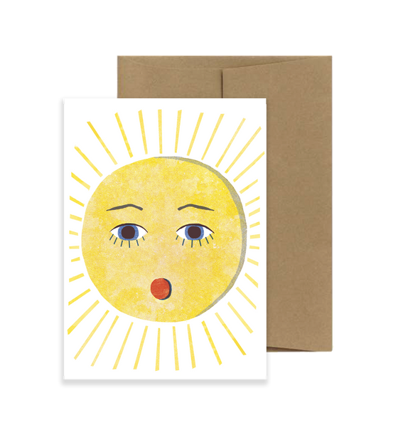 Soleil card - Sun card A6