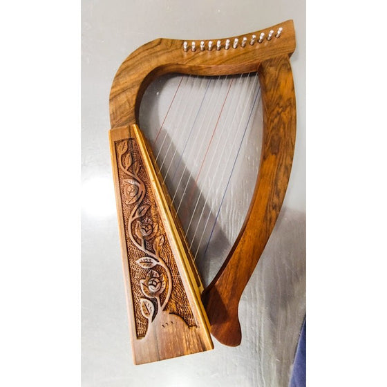 Harp Floral Style 12 String