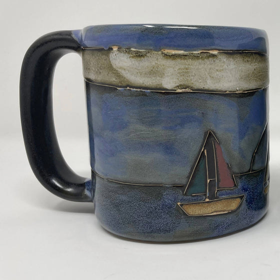 Stoneware Lighthouse Mug