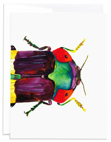  Rainbow Jewel Beetle Note Card