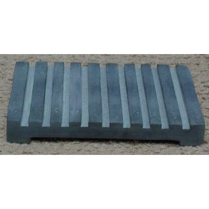 Soapstone Grey Grooved Rectangle Soap Dish