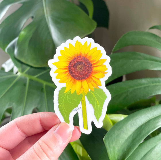 Wildflower Sticker ~ Sunflower